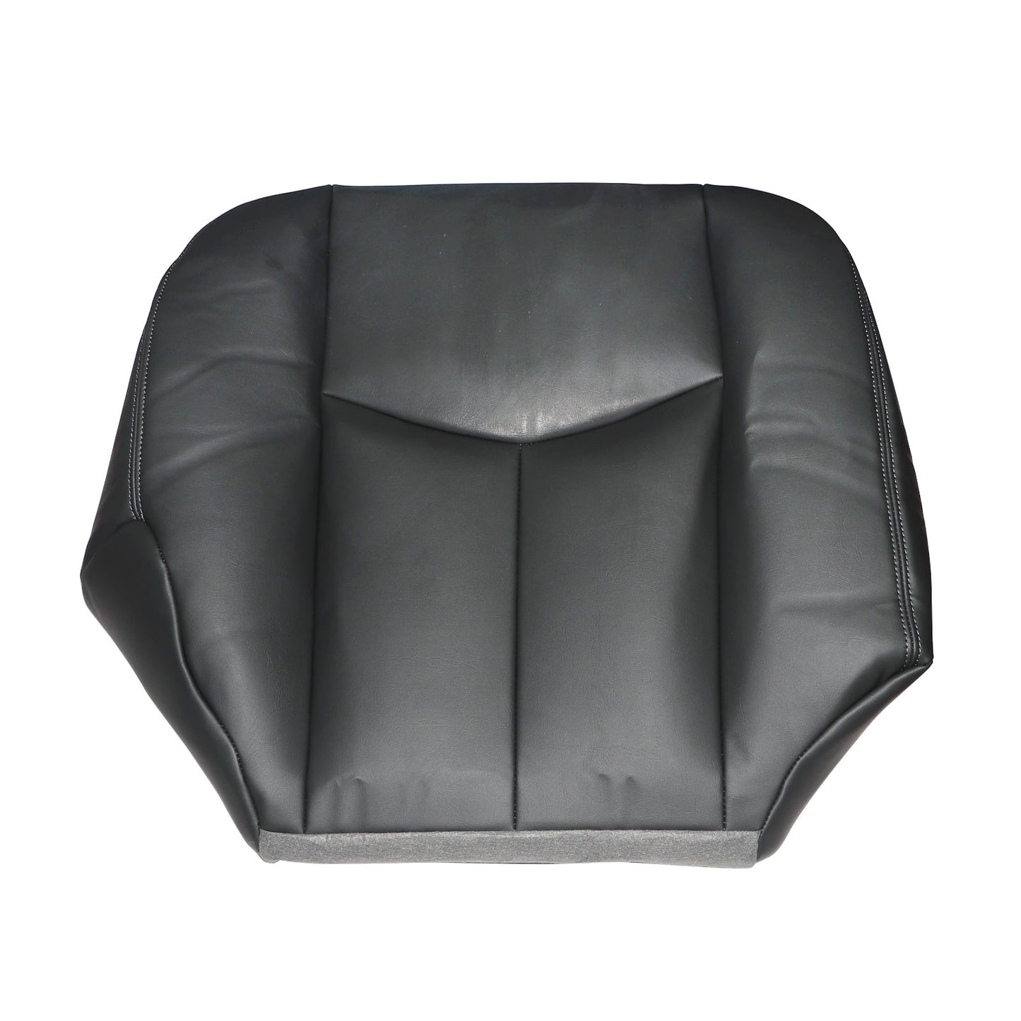 For 2003-2006 Chevy Silverado Passenger Bottom Leather Seat Cover Dark Gray 692