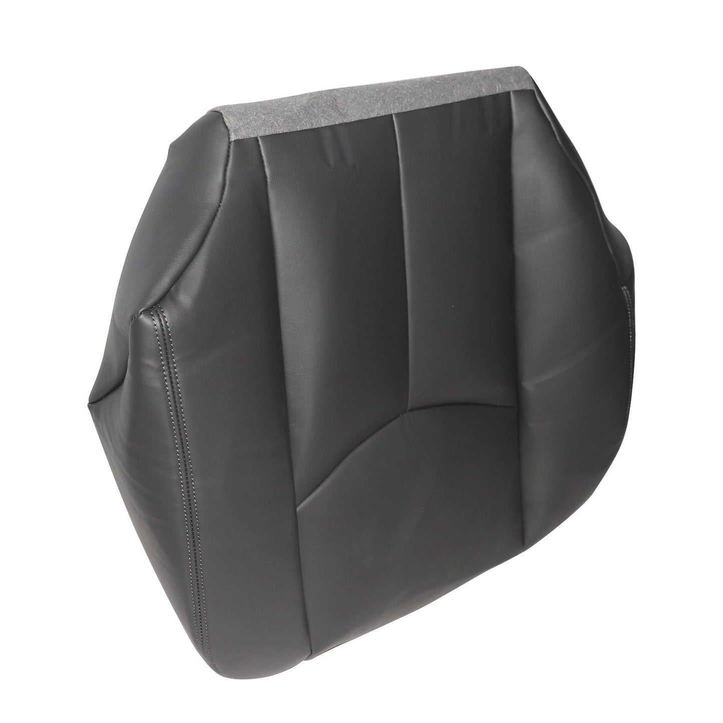 For 2003-2006 Chevy Silverado Passenger Bottom Leather Seat Cover Dark Gray 692