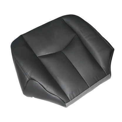 For 2003-2006 Chevy Silverado Passenger Bottom Leather Seat Cover Dark Gray 692