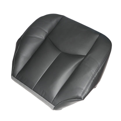 For 2003-2006 Chevy Silverado Passenger Bottom Leather Seat Cover Dark Gray 692