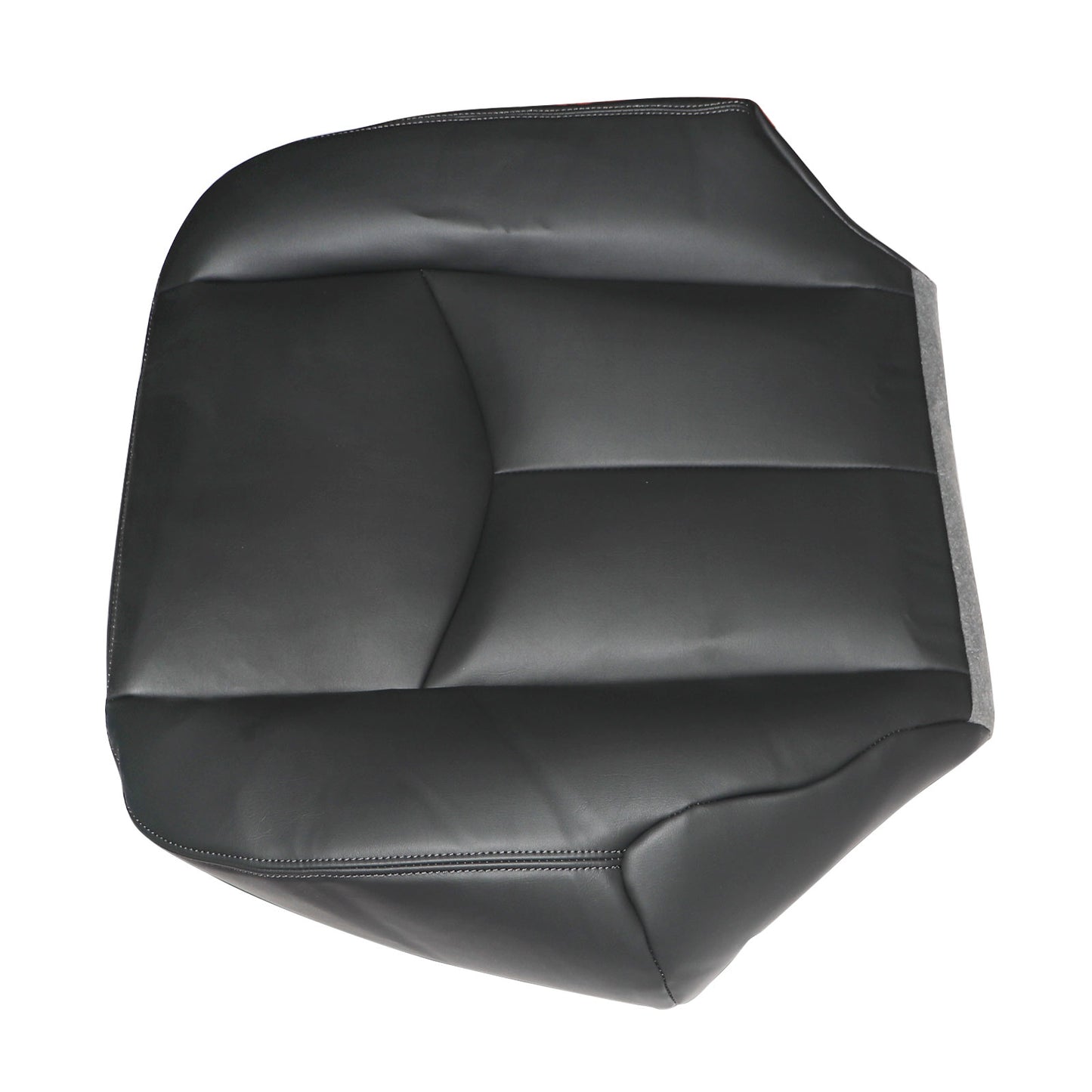 For 2003-2006 Chevy Silverado Passenger Bottom Leather Seat Cover Dark Gray 692