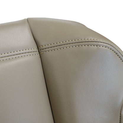 Passenger Top Leather Seat Cover For 2003 2004 2005 2006 Chevy Silverado Med Tan