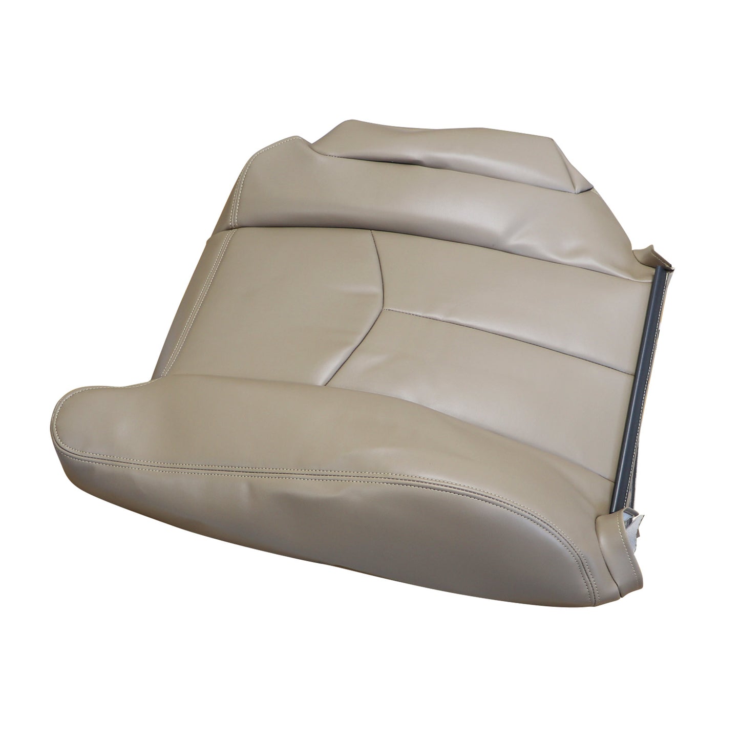 Passenger Top Leather Seat Cover For 2003 2004 2005 2006 Chevy Silverado Med Tan