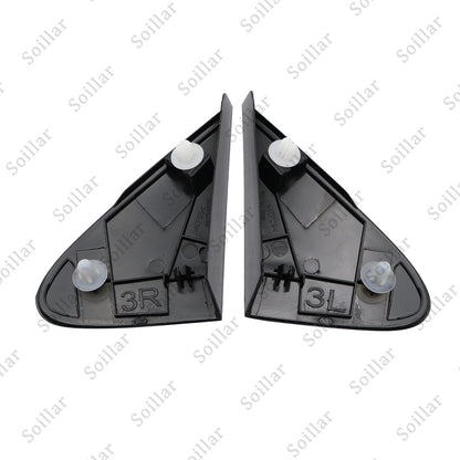 2Pcs Side View Mirror Fender Corner Trim Cover Fits For Toyota Corolla 2008-2013