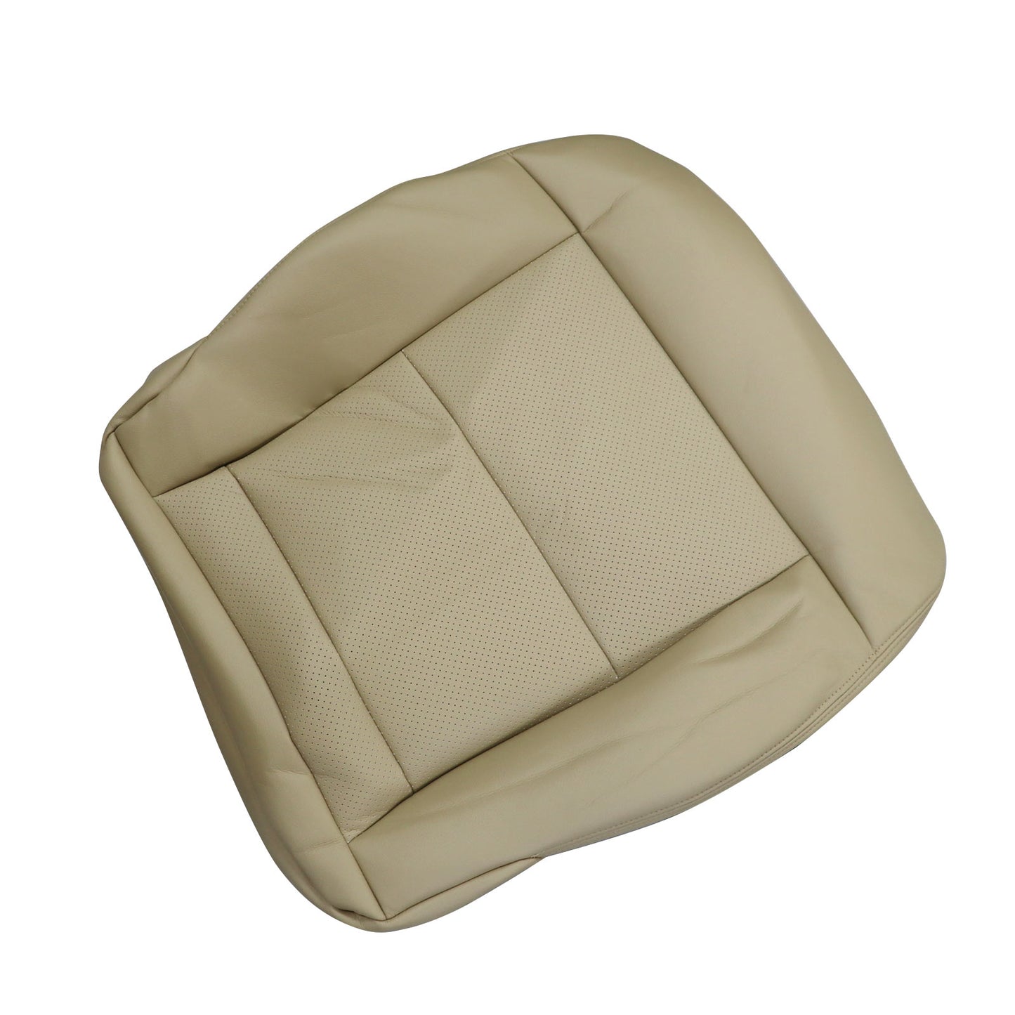 For 2014 2015 2016 Mercedes Benz E350  E300 Driver Bottom Leather Seat Cover Tan