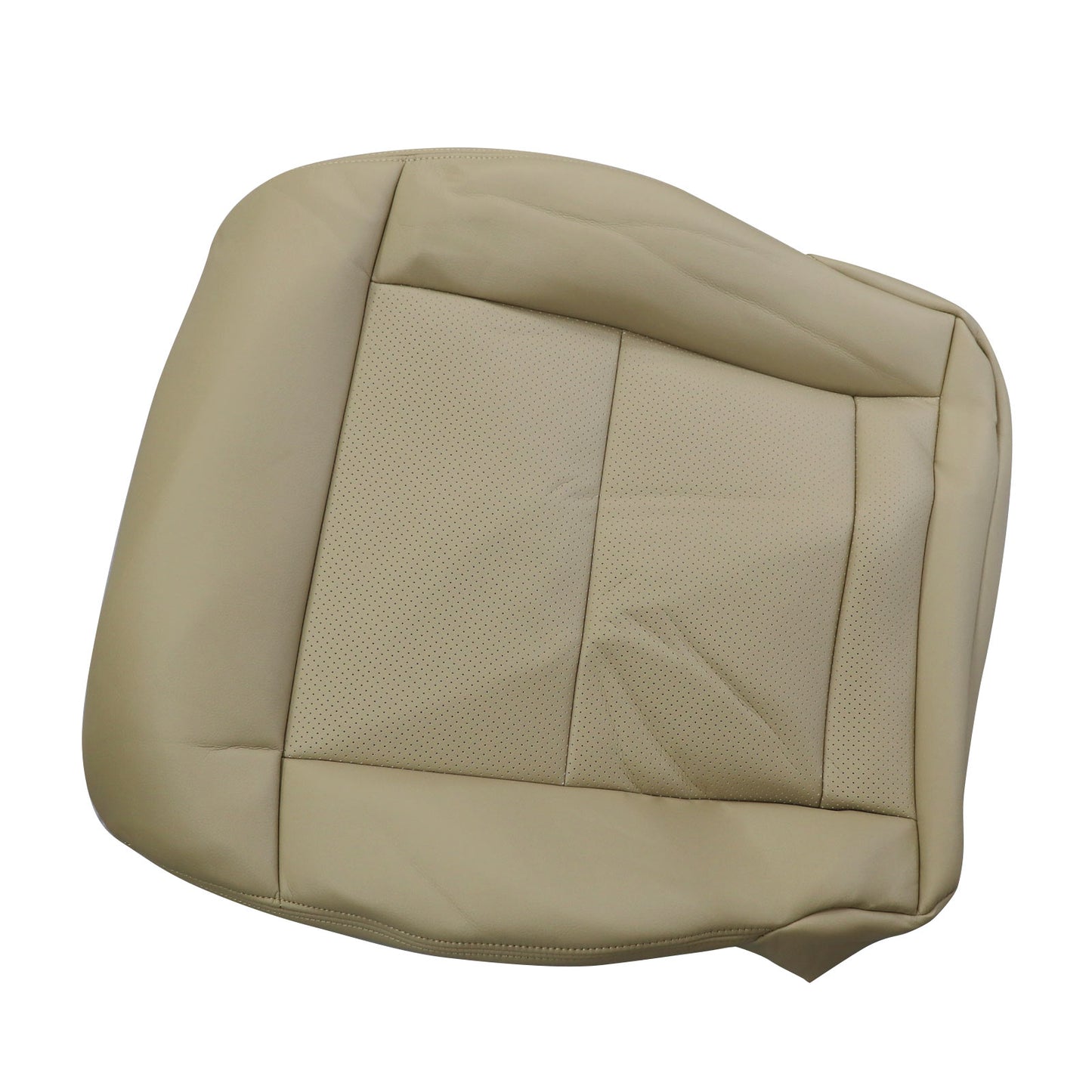 For 2014 2015 2016 Mercedes Benz E350  E300 Driver Bottom Leather Seat Cover Tan