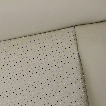 Fits 2010-2013 Mercedes Benz E350 Passenger Bottom Leather Seat Cover Beige Tan