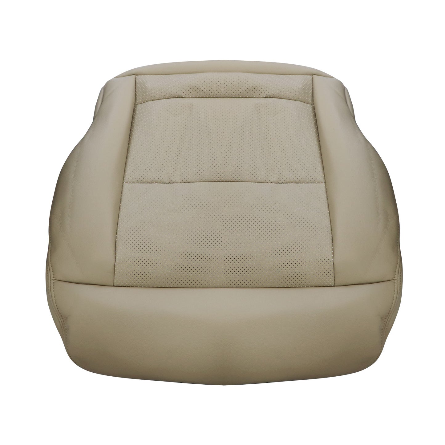 Fits 2010-2013 Mercedes Benz E350 Passenger Bottom Leather Seat Cover Beige Tan