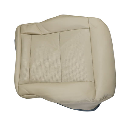 Fits 2010-2013 Mercedes Benz E350 Passenger Bottom Leather Seat Cover Beige Tan