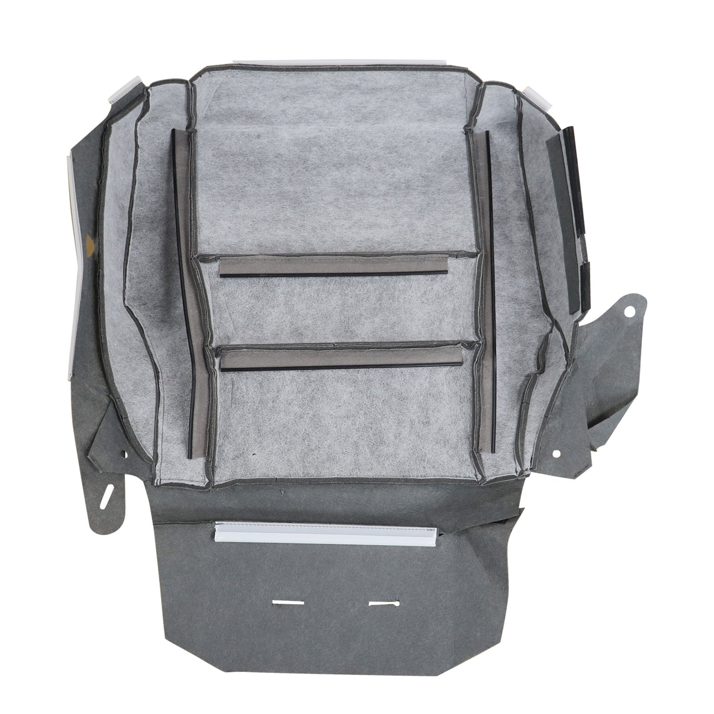 For 2007 2008 2009 2010 2011 Honda CRV Driver Bottom Leather Seat Cover Gray