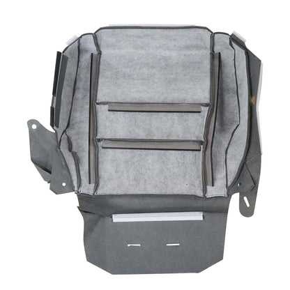 Fits 2007 2008 2009 2010 2011 Honda CRV Passenger Bottom Leather Seat Cover Gray