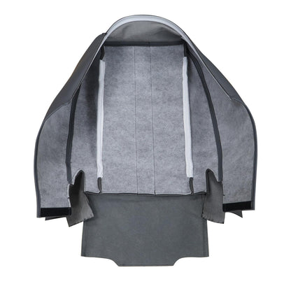 For 2012 2013 2014 Chevy Express Van 1500 2500 Driver Bottom Seat Cover Gray