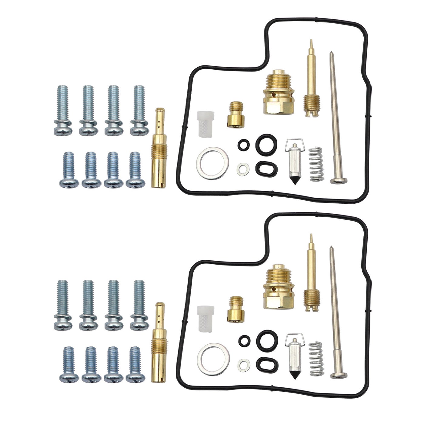 2Sets Carburetor Repair Carb Rebuild Kit For Honda VT750DC Shadow Spirit 2002-07