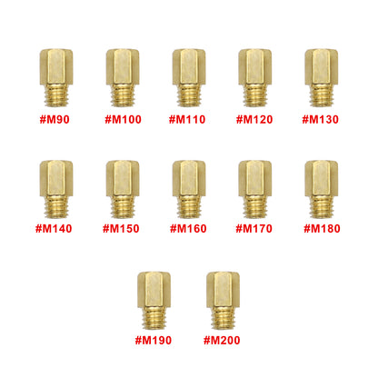New 12Pcs For VM TM Carb #90 - #200 Power Jets Dirt Bike Carburetor Main Jets