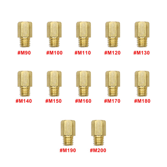 New 12Pcs For VM TM Carb #90 - #200 Power Jets Dirt Bike Carburetor Main Jets