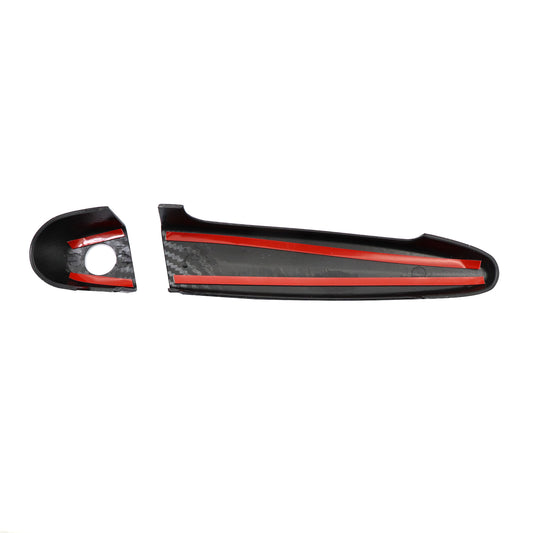 Carbon Fiber Door Handle Cover Fit BMW X1 X2 X3 X4 X5 X6 E87 E90 E91 E92 E93 F30