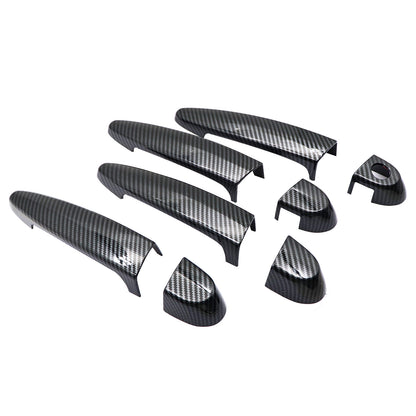Carbon Fiber Door Handle Cover Fit BMW X1 X2 X3 X4 X5 X6 E87 E90 E91 E92 E93 F30