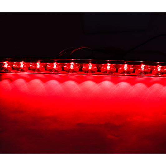 2x 16inch 11 LED Sealed Truck Trailer Brake Stop Turn Tail Submersible Light Bar
