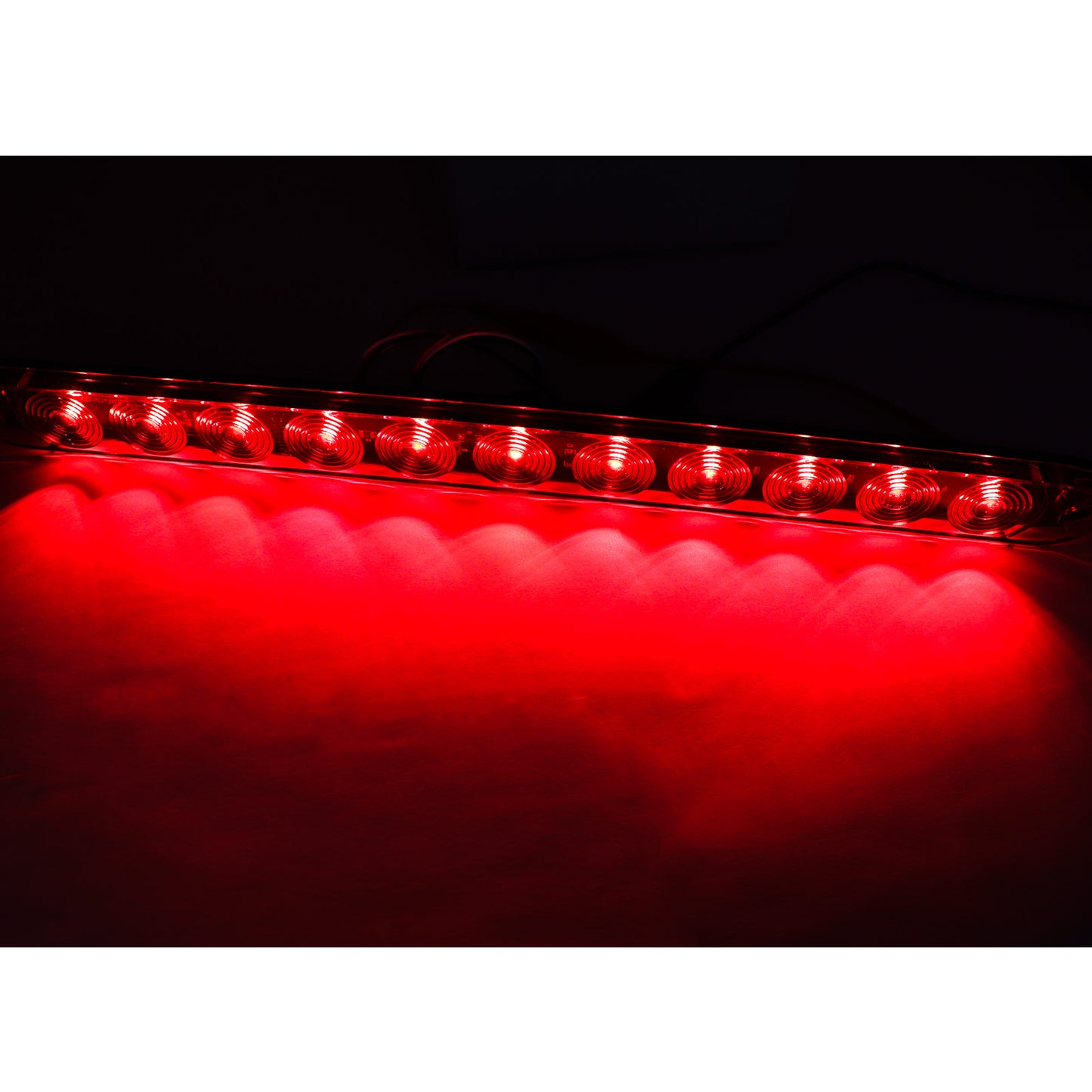 2x 16inch 11 LED Sealed Truck Trailer Brake Stop Turn Tail Submersible Light Bar