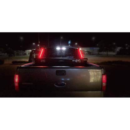 2x 16inch 11 LED Sealed Truck Trailer Brake Stop Turn Tail Submersible Light Bar