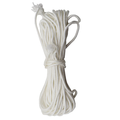 1pcs Outdoor Flagpole Hardware Repair Kit 50 Ft Halyard Rope 4inch Cleat Hook