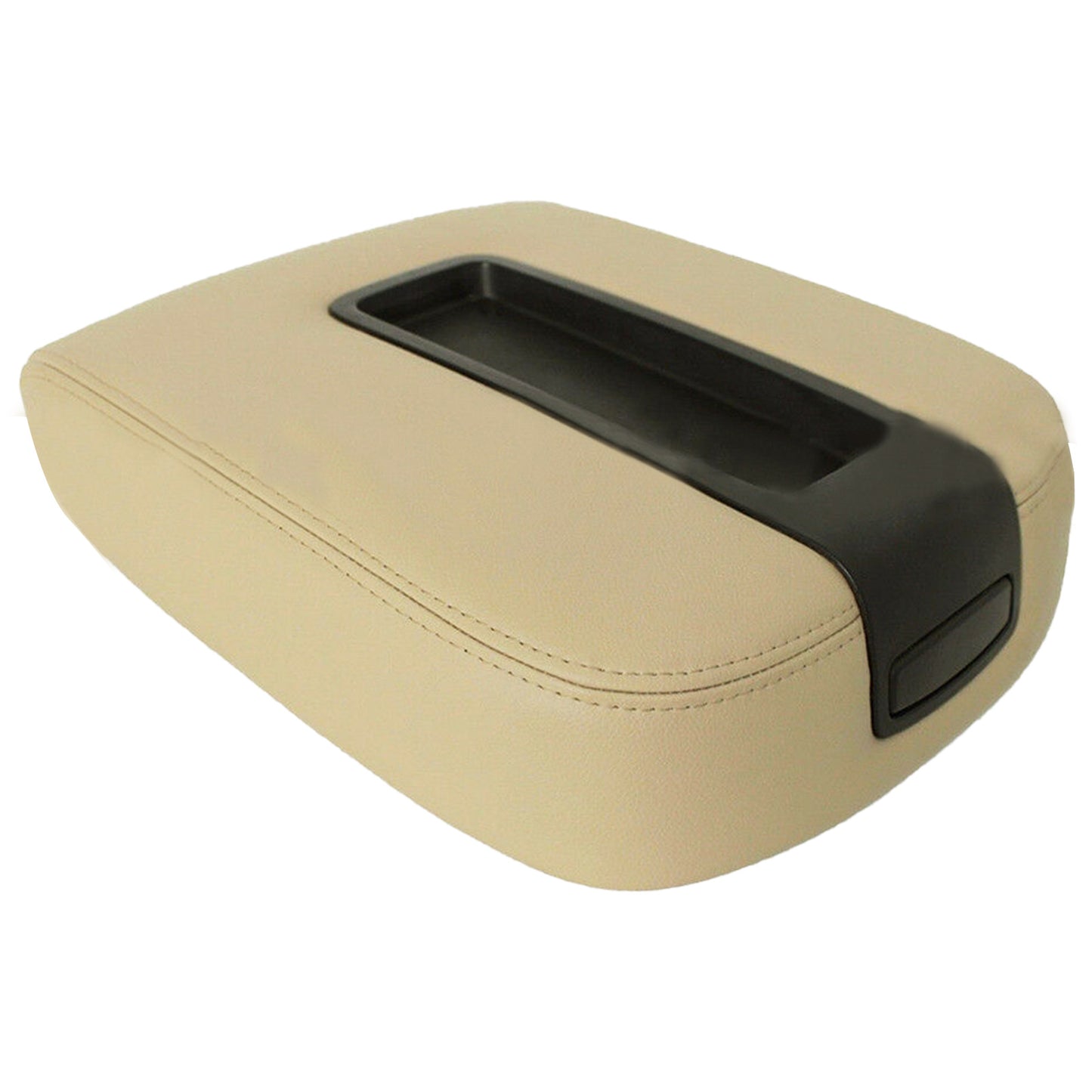 Console Leather Armrest Cover for Chevy Tahoe Suburban Silverado 07-13 Tan