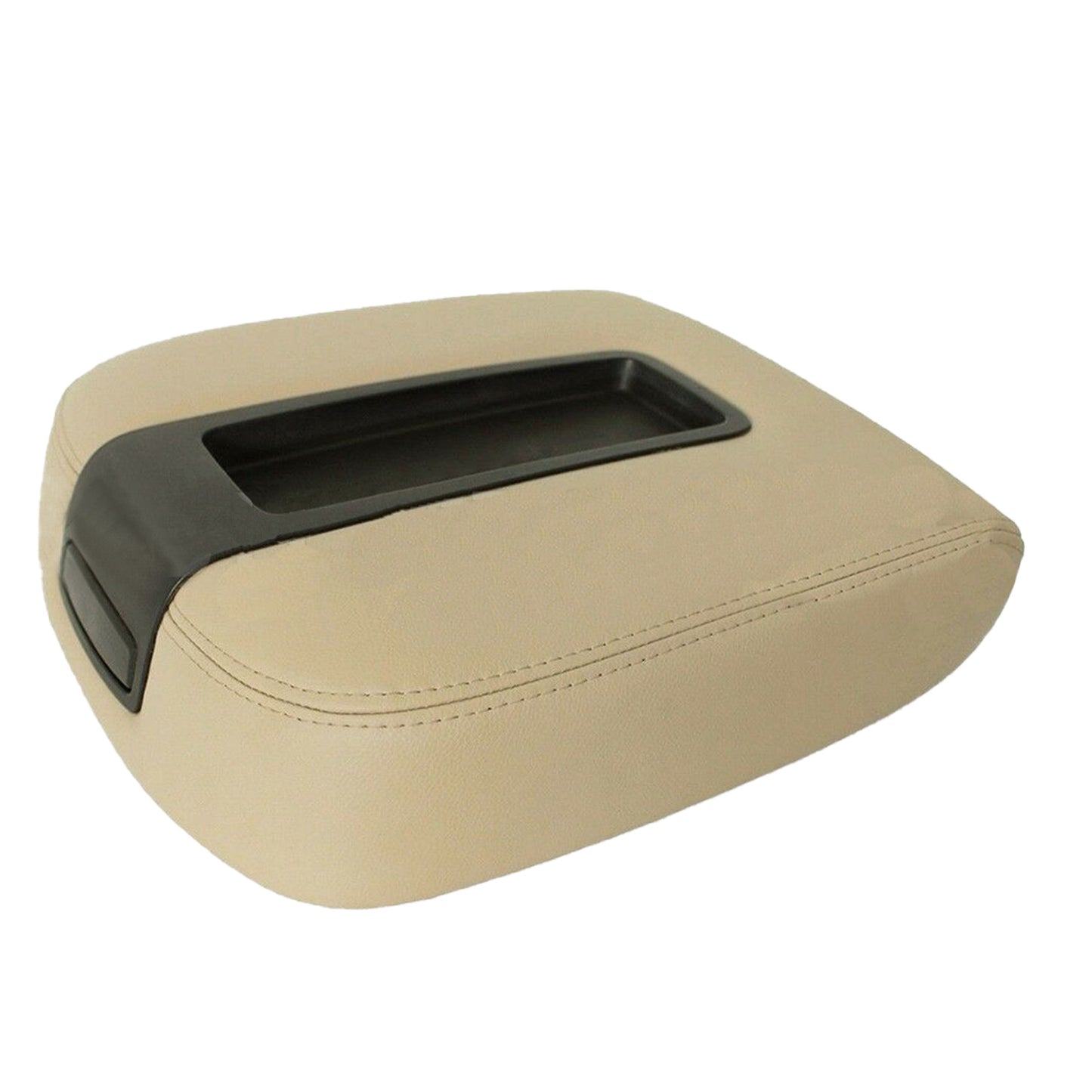 Console Leather Armrest Cover for Chevy Tahoe Suburban Silverado 07-13 Tan
