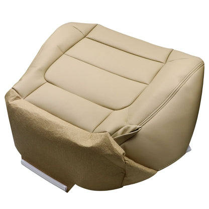 For 2001 2002 2003 Ford F150 XLT Super Crew Driver Bottom Leather Seat Cover Tan