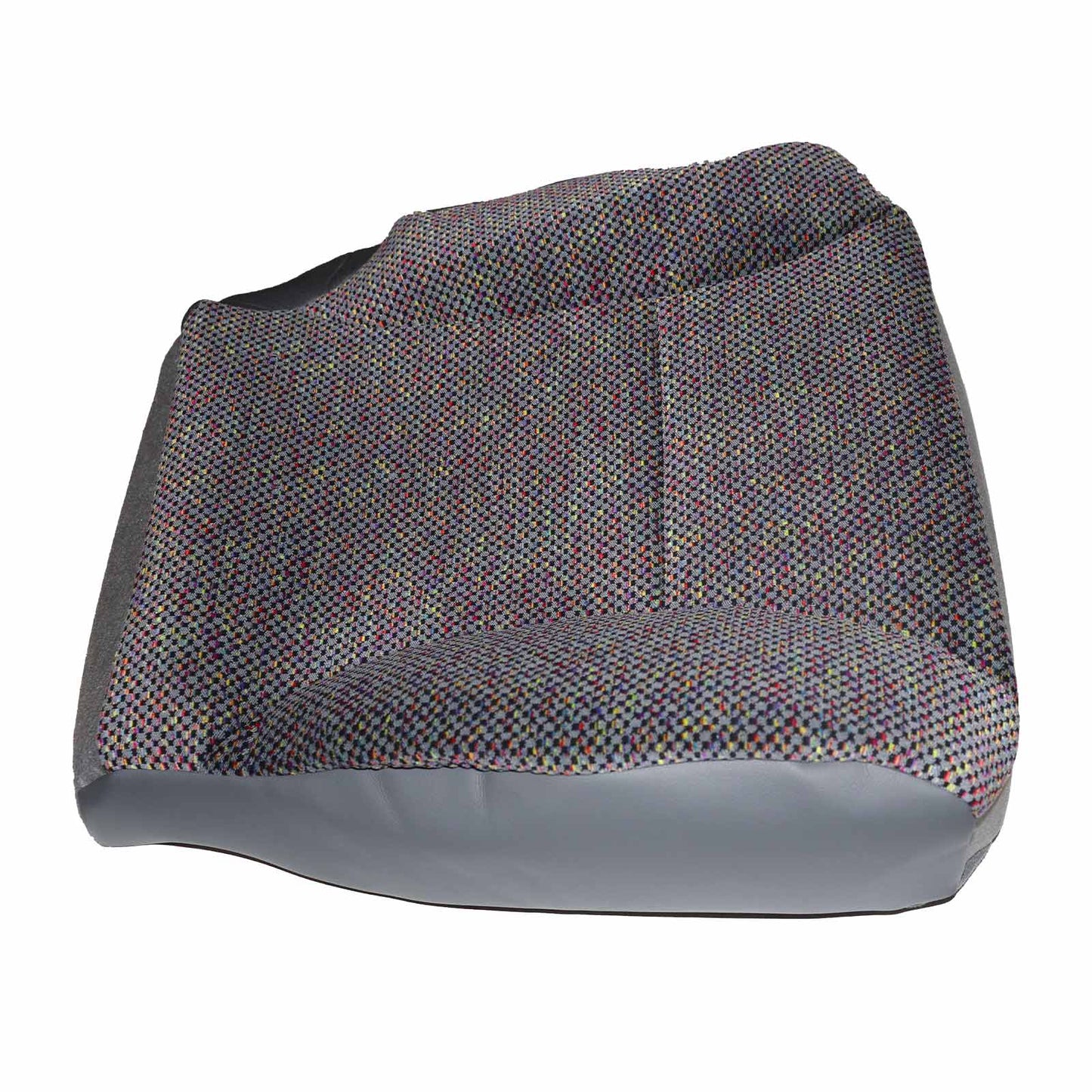 For 1998-2002 Dodge Ram Base Crew Cab Driver Bottom Cloth Seat Cover Mist Gray