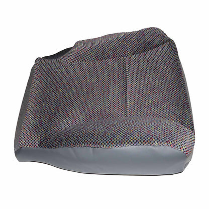 For 1998-2002 Dodge Ram Base Crew Cab Driver Bottom Cloth Seat Cover Mist Gray