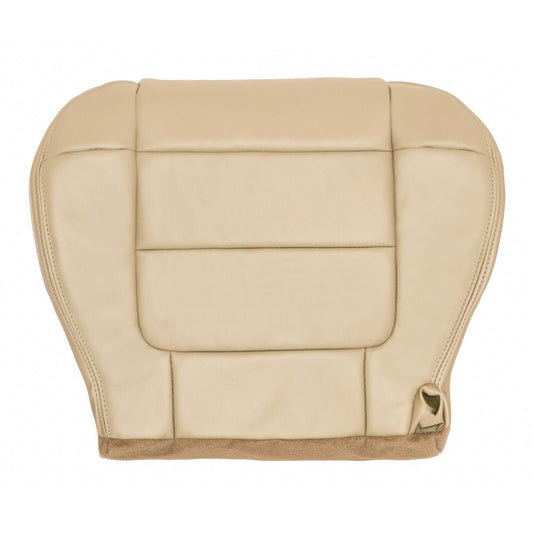 For 2001 2002 2003 Ford F150 XLT Super Crew Driver Bottom Leather Seat Cover Tan