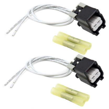 2Pcs Engine Cooling Fan Motor Connector 88988506 for Equinox Buick PT2188