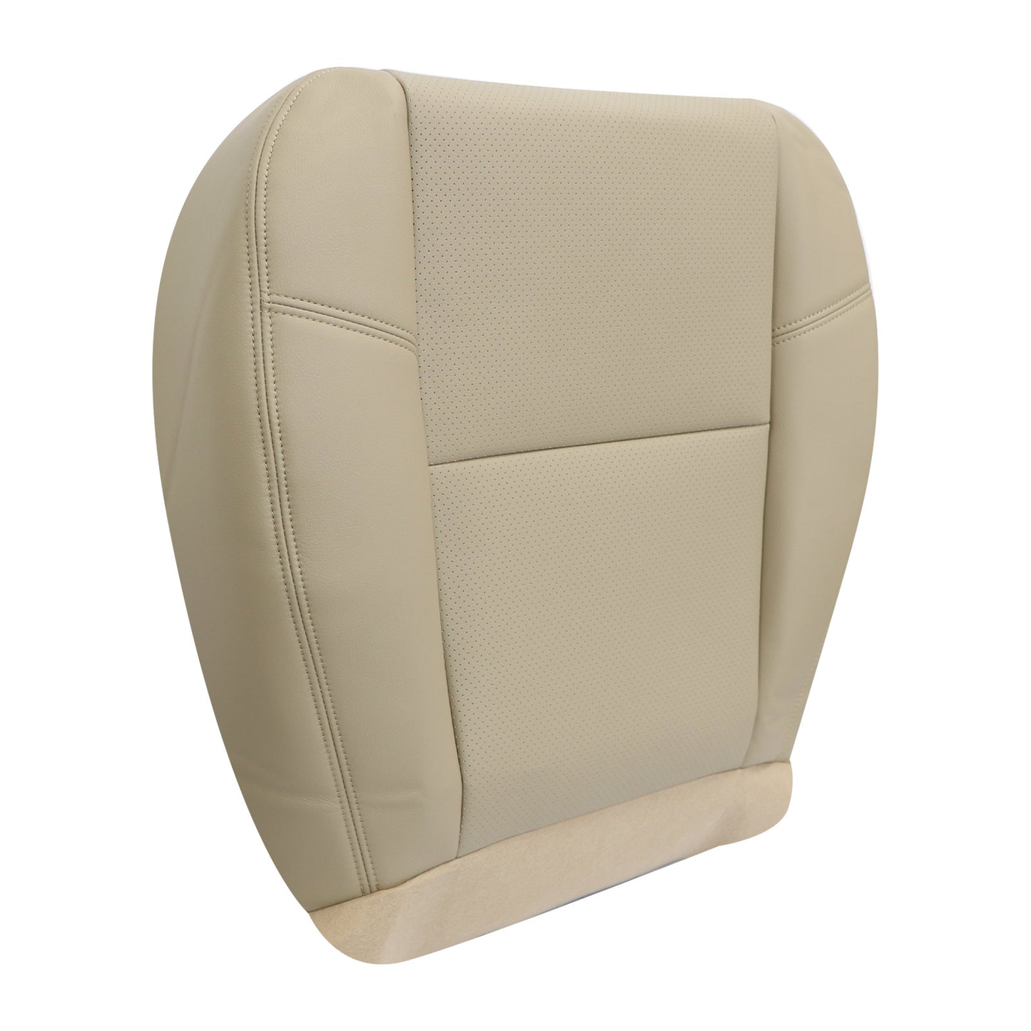 Driver Bottom Perforated Leather Seat Cover 2009-2014 Fits GMC Yukon Denali TAN