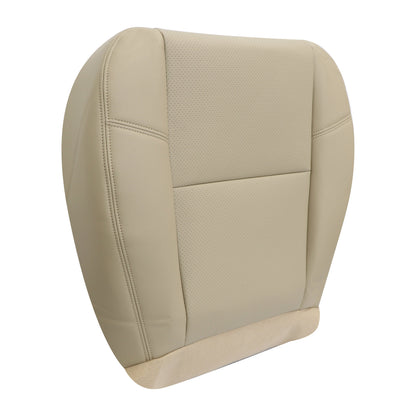 Driver Bottom Perforated Leather Seat Cover 2009-2014 Fits GMC Yukon Denali TAN