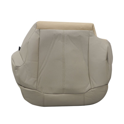 For 2002 Cadillac Escalade Driver Bottom Perforated Leather Seat Cover Tan