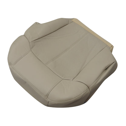 For 2002 Cadillac Escalade Driver Bottom Perforated Leather Seat Cover Tan