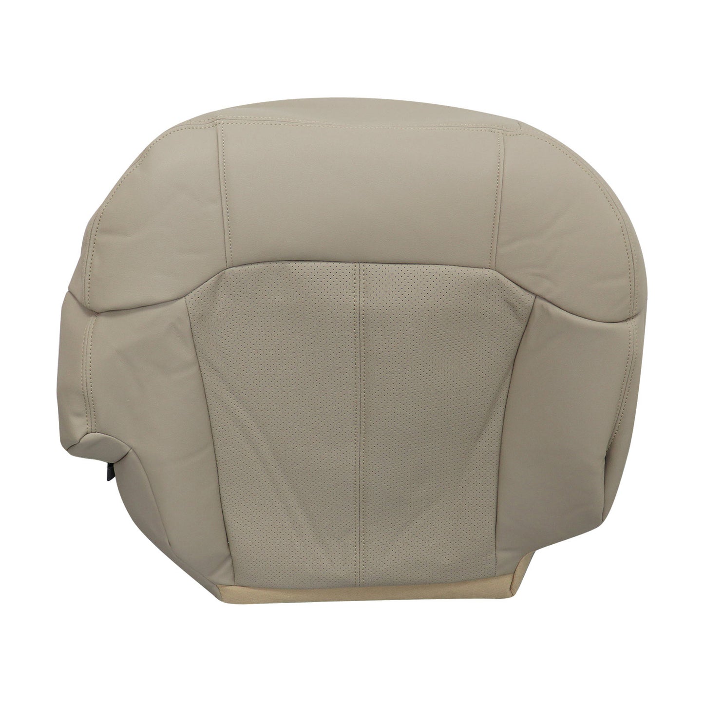 For 2002 Cadillac Escalade Passenger Bottom Perforated Seat Cover Tan