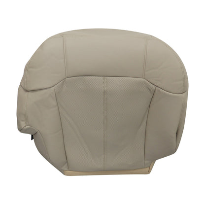 For 2002 Cadillac Escalade Passenger Bottom Perforated Seat Cover Tan
