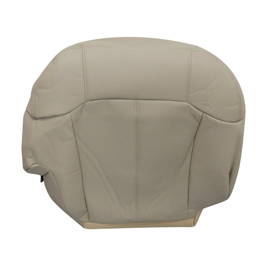 For 2002 Cadillac Escalade Passenger Bottom Perforated Seat Cover Tan