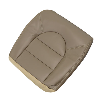 Driver Bottom Leather Seat Covers Tan For 1999 2000 Ford F250 F350 Super Duty