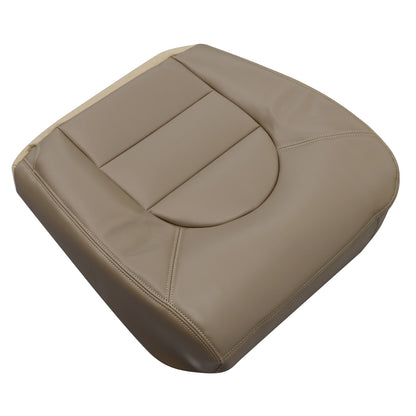 Driver Bottom Leather Seat Covers Tan For 1999 2000 Ford F250 F350 Super Duty