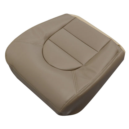 1999 2000 Fits Ford F250 F350 Lariat XLT Passenger Bottom Leather Seat Cover Tan