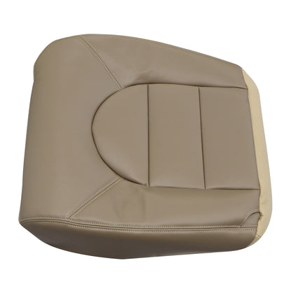 1999 2000 Fits Ford F250 F350 Lariat XLT Passenger Bottom Leather Seat Cover Tan