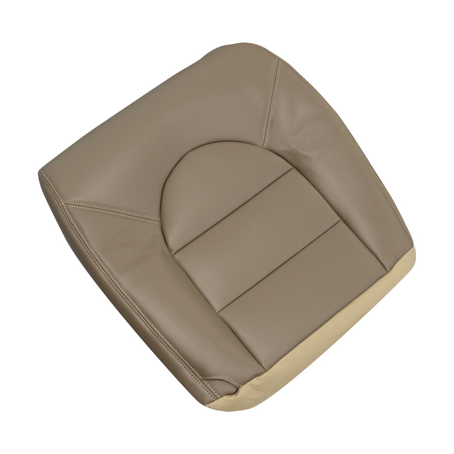 1999 2000 Fits Ford F250 F350 Lariat XLT Passenger Bottom Leather Seat Cover Tan