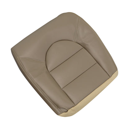 1999 2000 Fits Ford F250 F350 Lariat XLT Passenger Bottom Leather Seat Cover Tan