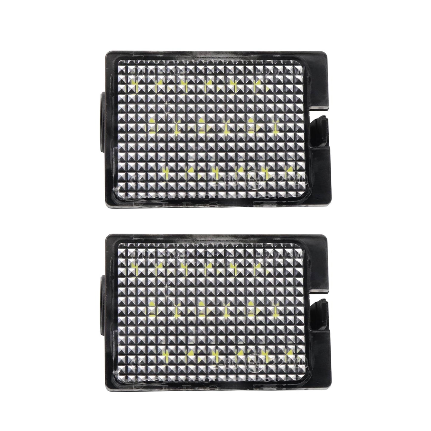 Fit 14-21 Dodge Durango Super White LED License Plate Light Bulbs Assembly Set