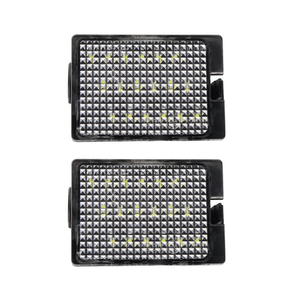 Fit 14-21 Dodge Durango Super White LED License Plate Light Bulbs Assembly Set