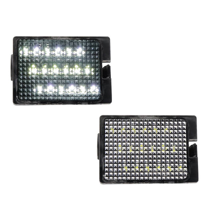 Fit 14-21 Dodge Durango Super White LED License Plate Light Bulbs Assembly Set