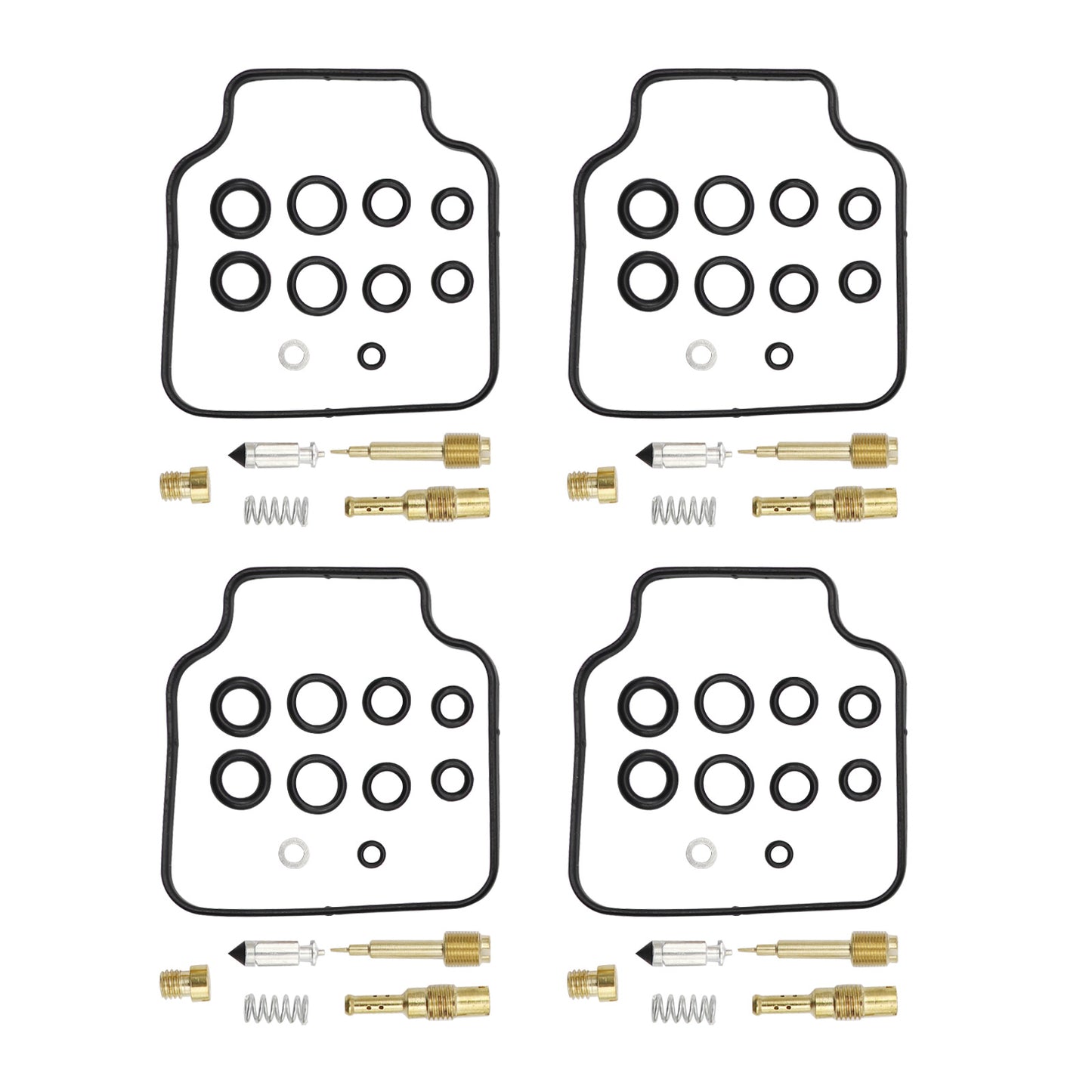 4Pc Carburetor Repair Kit Carb Parts Fits Honda CB650SC 1983-1985 Nighthawk 700S