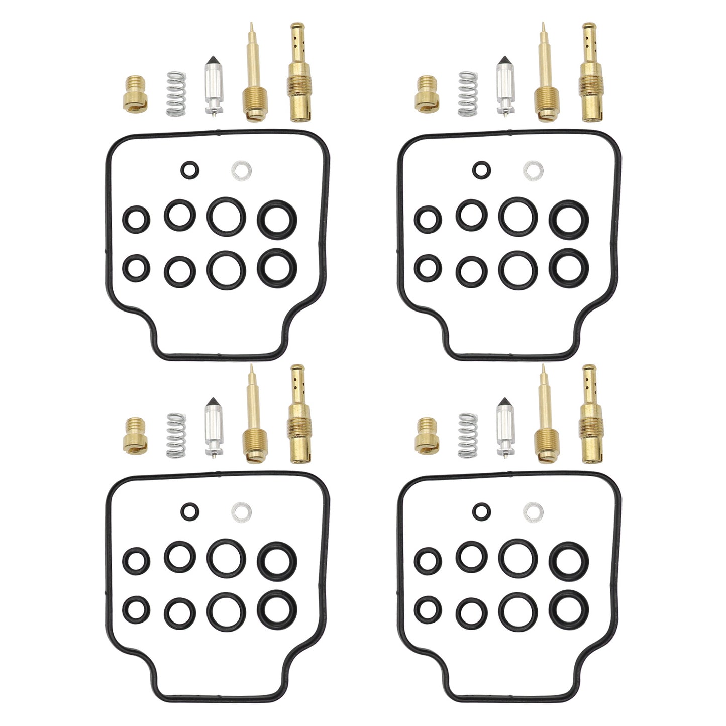 4Pc Carburetor Repair Kit Carb Parts Fits Honda CB650SC 1983-1985 Nighthawk 700S